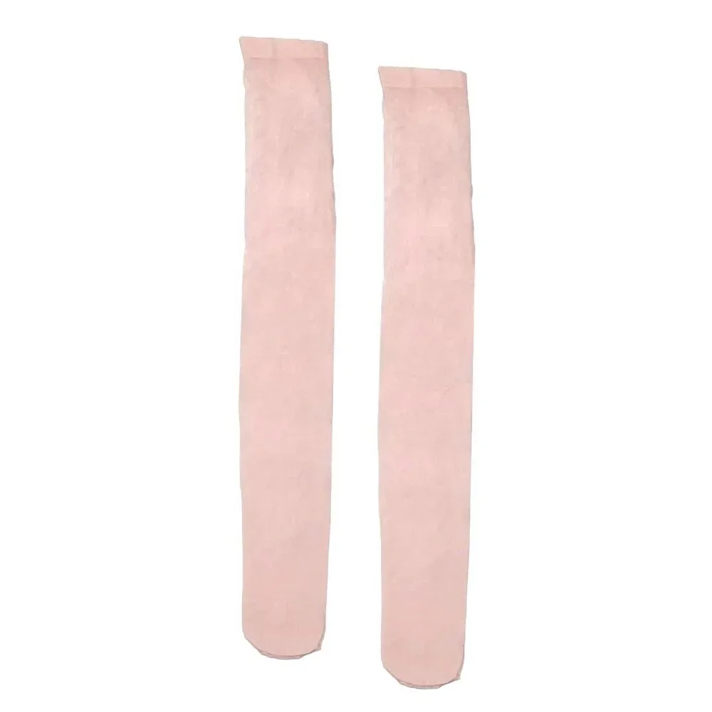 JUSTICE Shimmer Footed Tights 2 Pair Pink GIRLS SIZE SMALL 4-6 NEW